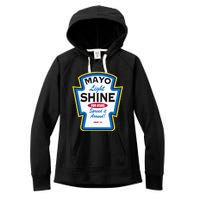 Mayo Light Shine Funny Christian Parody Women's Fleece Hoodie