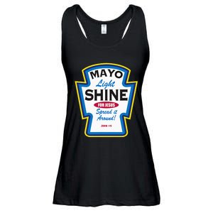 Mayo Light Shine Funny Christian Parody Ladies Essential Flowy Tank