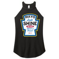 Mayo Light Shine Funny Christian Parody Women's Perfect Tri Rocker Tank