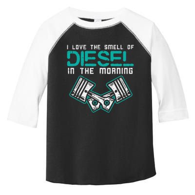 Mechanic Love Smell Of Diesel In Morning Toddler Fine Jersey T-Shirt