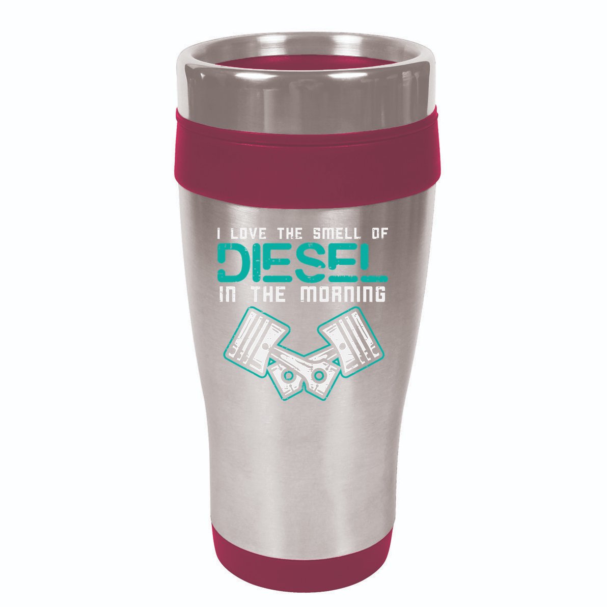 Mechanic Love Smell Of Diesel In Morning 16oz Travel Tumbler