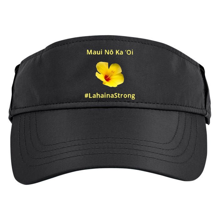 Maui Lahaina Strong Hawaii Strong Wildfire Support Adult Drive Performance Visor