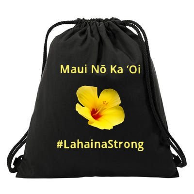Maui Lahaina Strong Hawaii Strong Wildfire Support Drawstring Bag