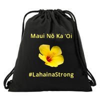 Maui Lahaina Strong Hawaii Strong Wildfire Support Drawstring Bag