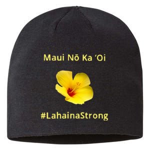 Maui Lahaina Strong Hawaii Strong Wildfire Support Sustainable Beanie