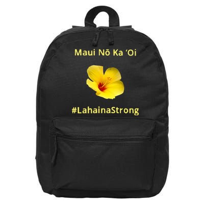 Maui Lahaina Strong Hawaii Strong Wildfire Support 16 in Basic Backpack
