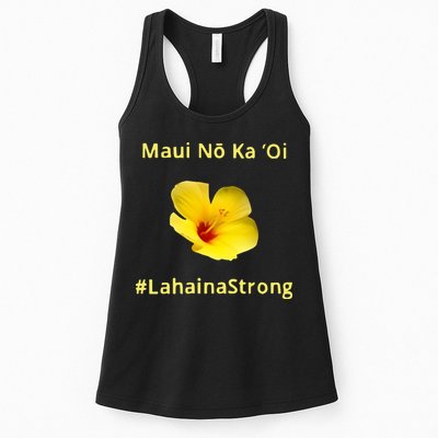 Maui Lahaina Strong Hawaii Strong Wildfire Support Womens Tank Top
