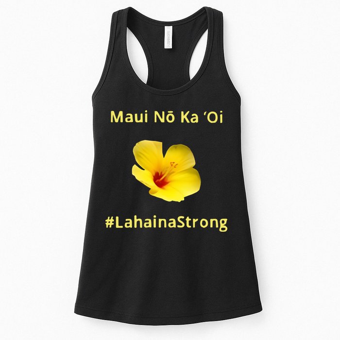 Maui Lahaina Strong Hawaii Strong Wildfire Support Womens Tank Top
