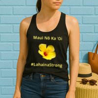 Maui Lahaina Strong Hawaii Strong Wildfire Support Womens Tank Top