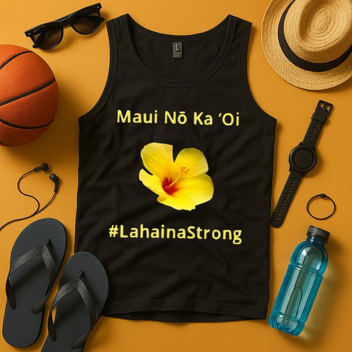 Maui Lahaina Strong Hawaii Strong Wildfire Support Tank Top