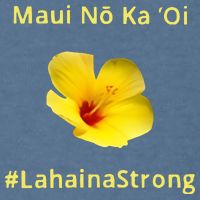 Maui Lahaina Strong Hawaii Strong Wildfire Support Garment-Dyed Sweatshirt
