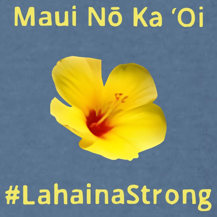 Maui Lahaina Strong Hawaii Strong Wildfire Support Garment-Dyed Sweatshirt
