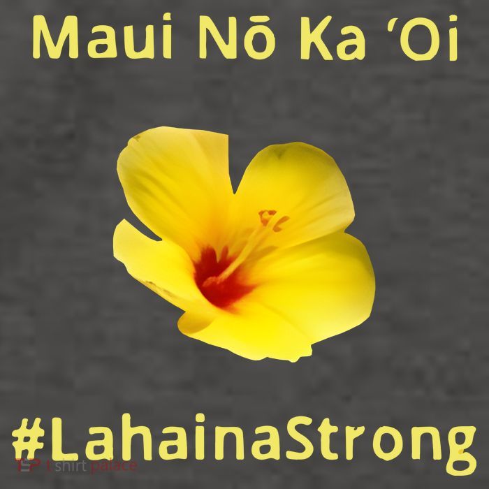 Maui Lahaina Strong Hawaii Strong Wildfire Support Vector Backpack