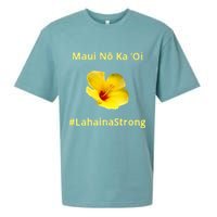 Maui Lahaina Strong Hawaii Strong Wildfire Support Sueded Cloud Jersey T-Shirt
