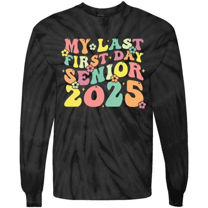 My Last Seniors Graduation 2025 Tie-Dye Long Sleeve Shirt