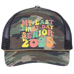 My Last Seniors Graduation 2025 Retro Rope Trucker Hat Cap