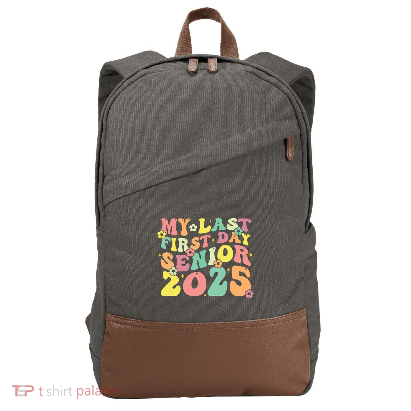 My Last Seniors Graduation 2025 Cotton Canvas Backpack