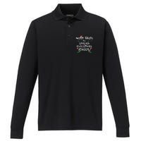 Most Likely Spread Christmas Cheer Xmas Family Matching Performance Long Sleeve Polo