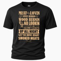 Meat Lovin Spice Rubbin Wood Burnin No Lookin Slow Cookin Smoked Meats Performance Shirt