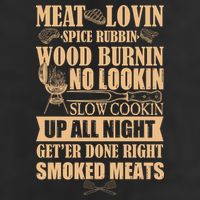 Meat Lovin Spice Rubbin Wood Burnin No Lookin Slow Cookin Smoked Meats Adult Drive Performance Visor