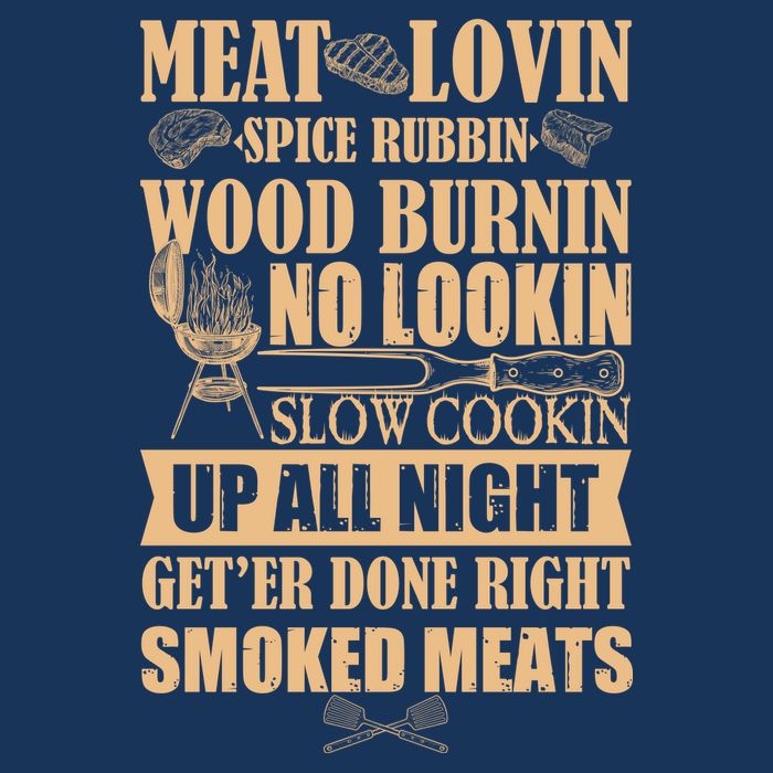 Meat Lovin Spice Rubbin Wood Burnin No Lookin Slow Cookin Smoked Meats Infant Baby Jersey Bodysuit