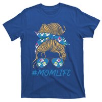 Mom Life Shark Sunglasses Shark Print Bandana Gift T-Shirt