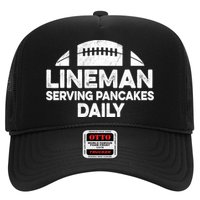 Mens Lineman Serving Pancakes Daily Football Offensive Lineman TShirt Hat