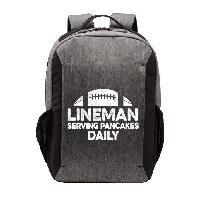 Mens Lineman Serving Pancakes Daily Football Offensive Lineman TShirt Vector Backpack