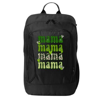 Mama Leopard St Patrick's Day Mama and Mini Cute Irish City Backpack