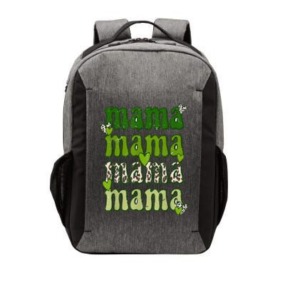 Mama Leopard St Patrick's Day Mama and Mini Cute Irish Vector Backpack