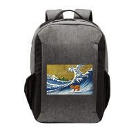 Meme Lover Surfing Capybara Vector Backpack