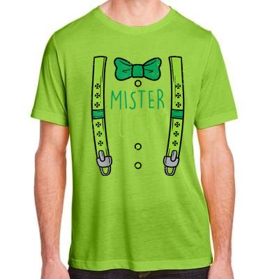 Mister Lucky Suspenders St Patricks Day Boys s Toddlers Adult ChromaSoft Performance T-Shirt