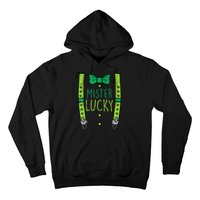 Mister Lucky Suspenders St Patricks Day Boys s Toddlers Hoodie