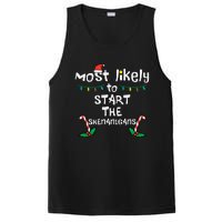 Most Likely Start Shenanigans Christmas Xmas Family Matching PosiCharge Competitor Tank