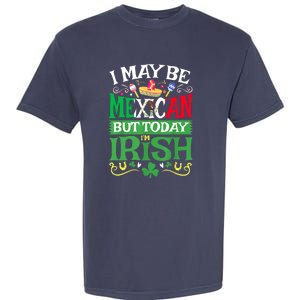 Mexican Latino St Saint Patricks Day Beer Shamrock Gift Garment-Dyed Heavyweight T-Shirt