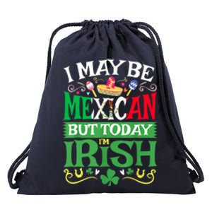 Mexican Latino St Saint Patricks Day Beer Shamrock Gift Drawstring Bag