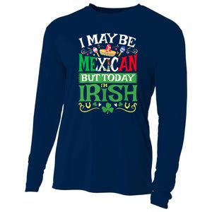 Mexican Latino St Saint Patricks Day Beer Shamrock Gift Cooling Performance Long Sleeve Crew