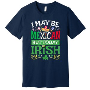 Mexican Latino St Saint Patricks Day Beer Shamrock Gift Premium T-Shirt