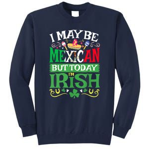 Mexican Latino St Saint Patricks Day Beer Shamrock Gift Tall Sweatshirt