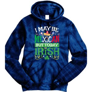 Mexican Latino St Saint Patricks Day Beer Shamrock Gift Tie Dye Hoodie