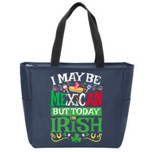 Mexican Latino St Saint Patricks Day Beer Shamrock Gift Zip Tote Bag