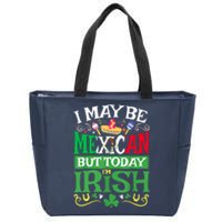 Mexican Latino St Saint Patricks Day Beer Shamrock Gift Zip Tote Bag