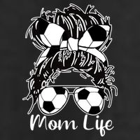 Mom Life Soccer Mom 7 Panel Mesh Trucker Snapback Hat