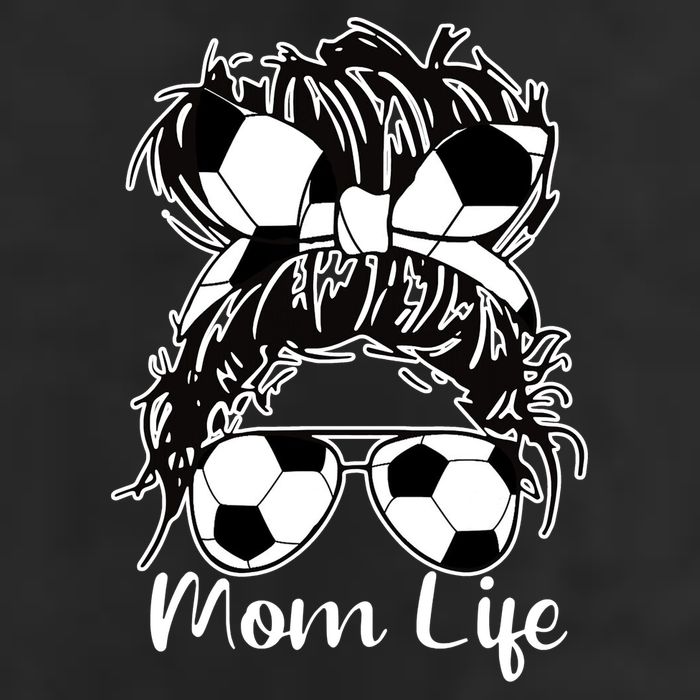 Mom Life Soccer Mom 7 Panel Mesh Trucker Snapback Hat