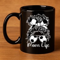 Mom Life Soccer Mom 11oz C Handle Ceramic Mug