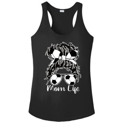 Mom Life Soccer Mom Ladies PosiCharge Competitor Racerback Tank