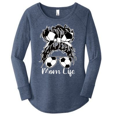 Mom Life Soccer Mom Women's Perfect Tri Tunic Long Sleeve Shirt