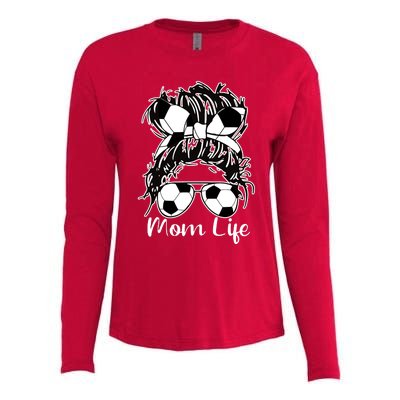 Mom Life Soccer Mom Womens Cotton Relaxed Long Sleeve T-Shirt