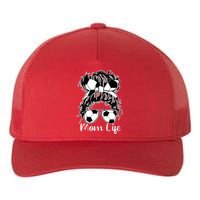 Mom Life Soccer Mom Yupoong Adult 5-Panel Trucker Hat