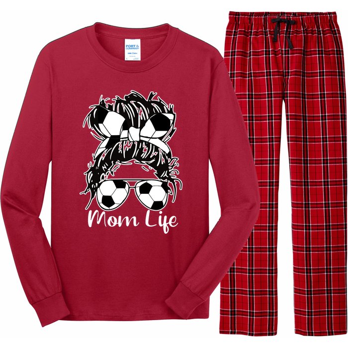 Mom Life Soccer Mom Long Sleeve Pajama Set